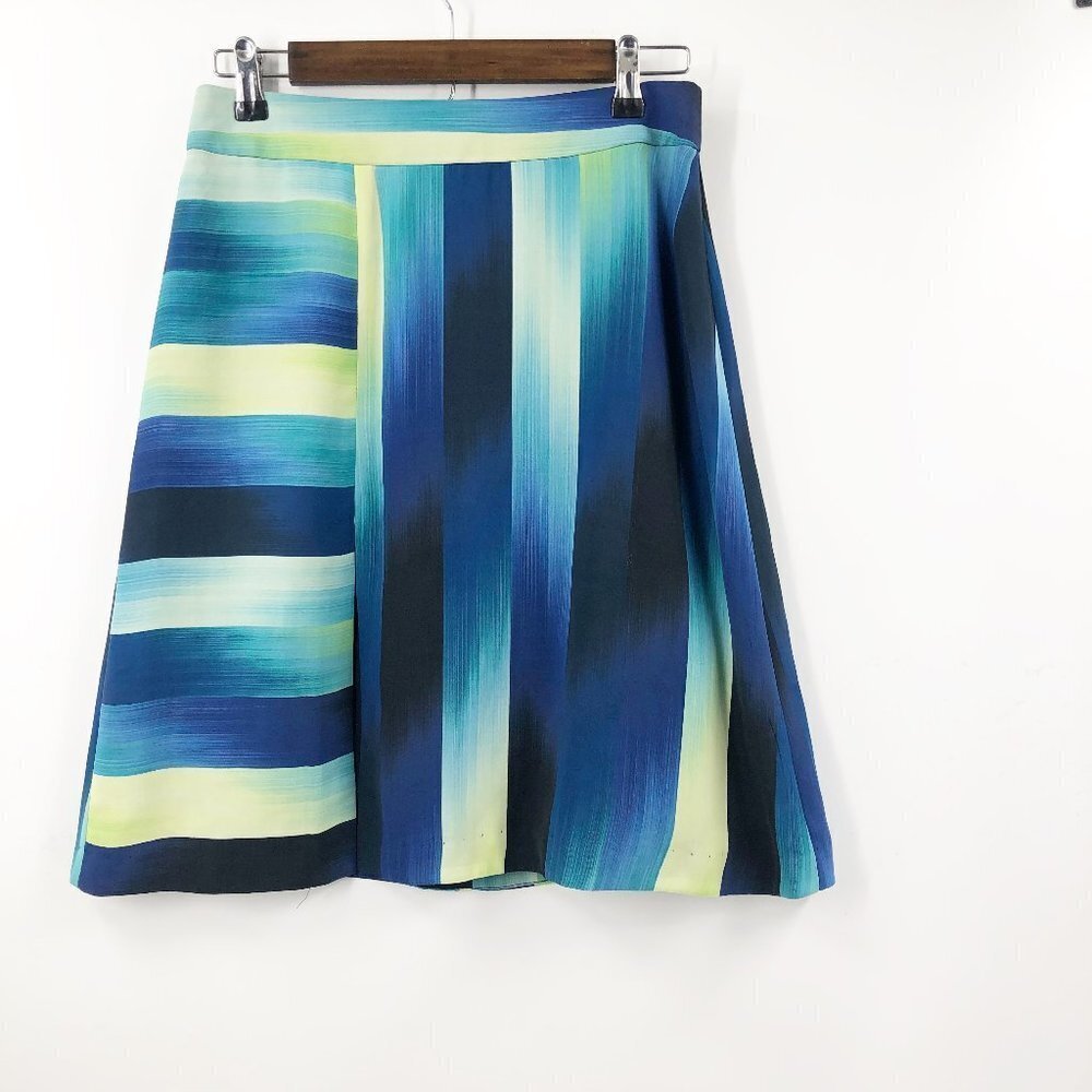 ✅ TRINA TURK MULTICOLOR A-LINE SKIRT SIZE‎ 4